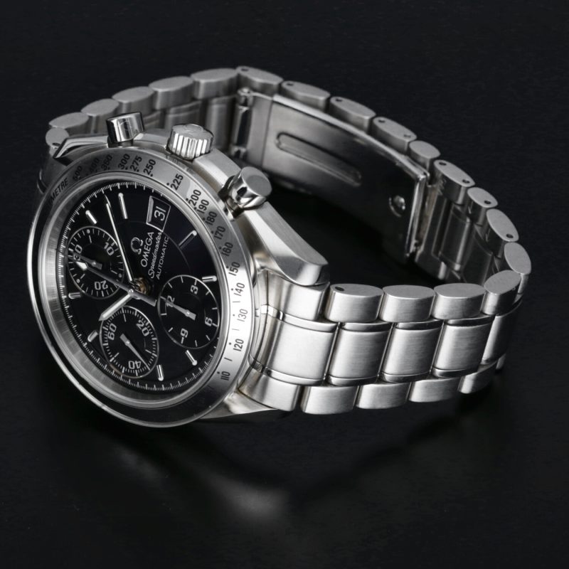 ca. 1998 Omega Speedmaster Date 40 ref. 35135000 with Box - Serviced by Official Omega Certificate Service Center - Image 14