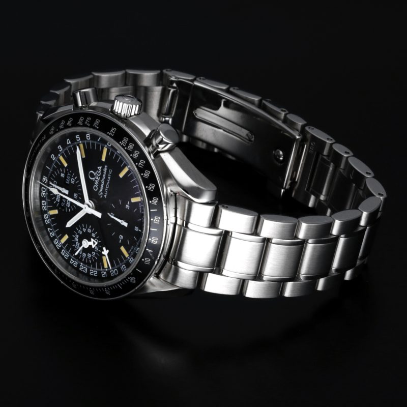 1995 Omega Speedmaster Day Date 35205000 BLK Tritium Dial with Warm Creamy Markers - Image 13