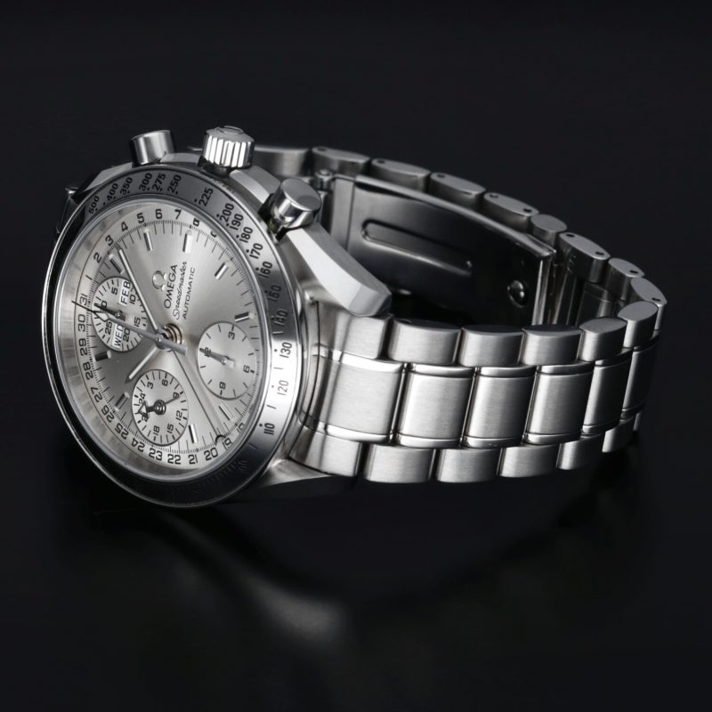 ca. 1998 Omega Speedmaster Day-Date 39 ref. 35233000 Serviced by Official Omega Certificate Service Center - Image 13