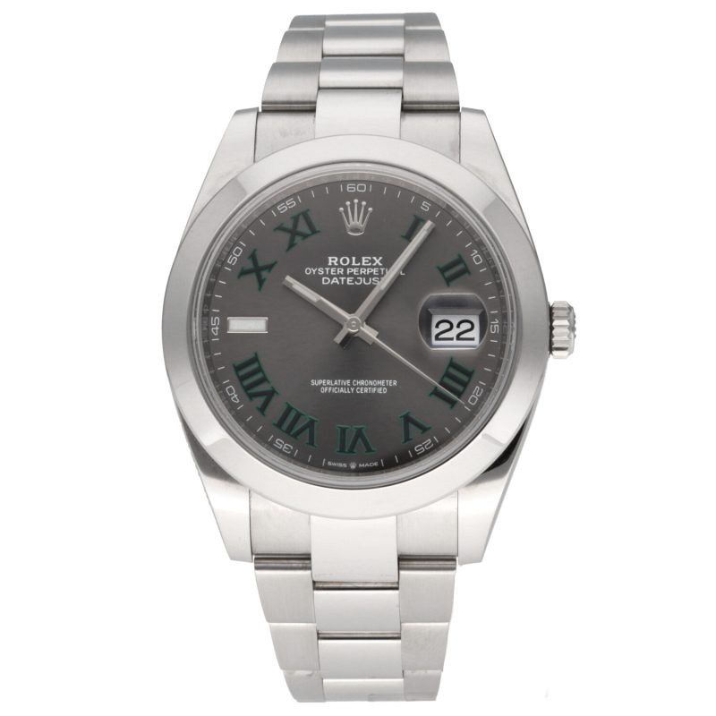 2019 Rolex Datejust 126300 41mm Quadrante "Wimbledon" con Scatola e Garanzia Originale - Mai Lucidato - immagine 3