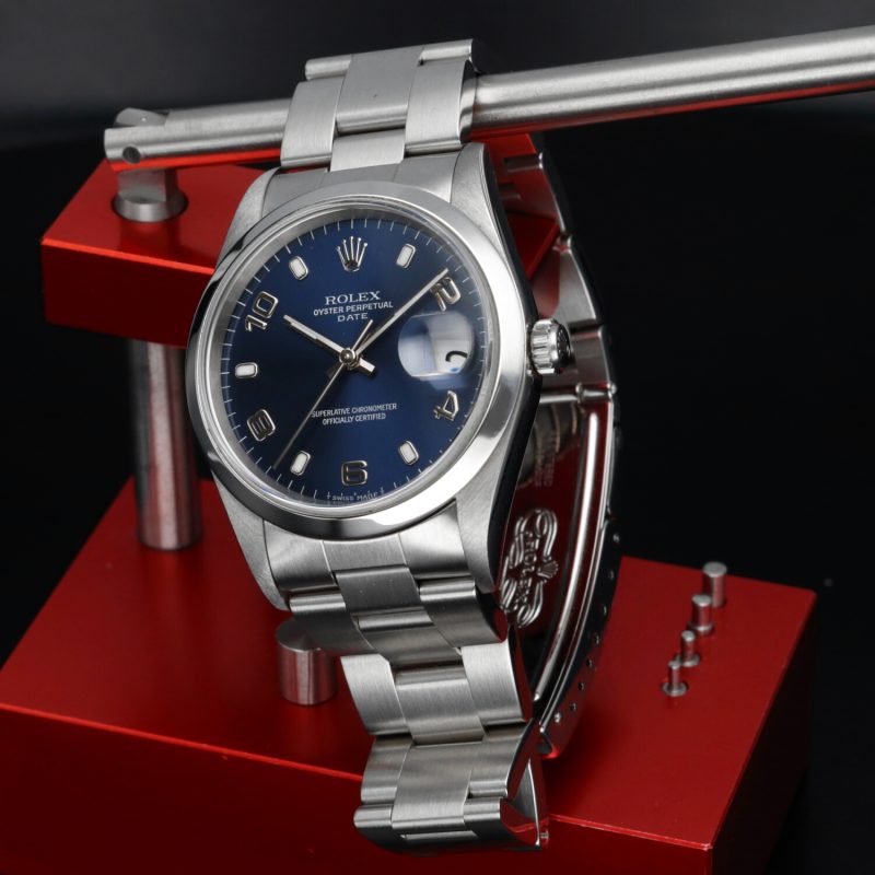 1999 Rolex Oyster Perpetual Date ref. 15200 Arabic Blue Dial - Image 5