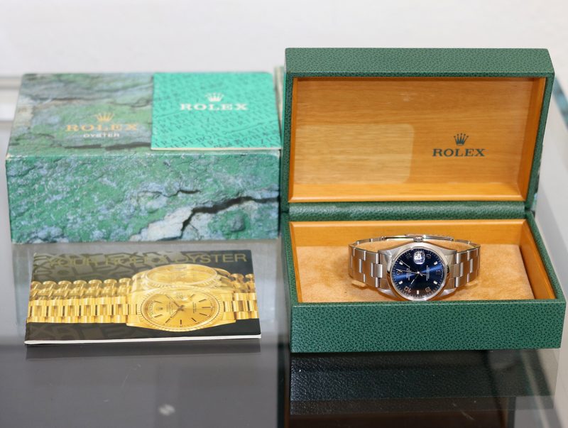 1999 Rolex Oyster Perpetual Date ref. 15200 Arabic Blue Dial - Image 16