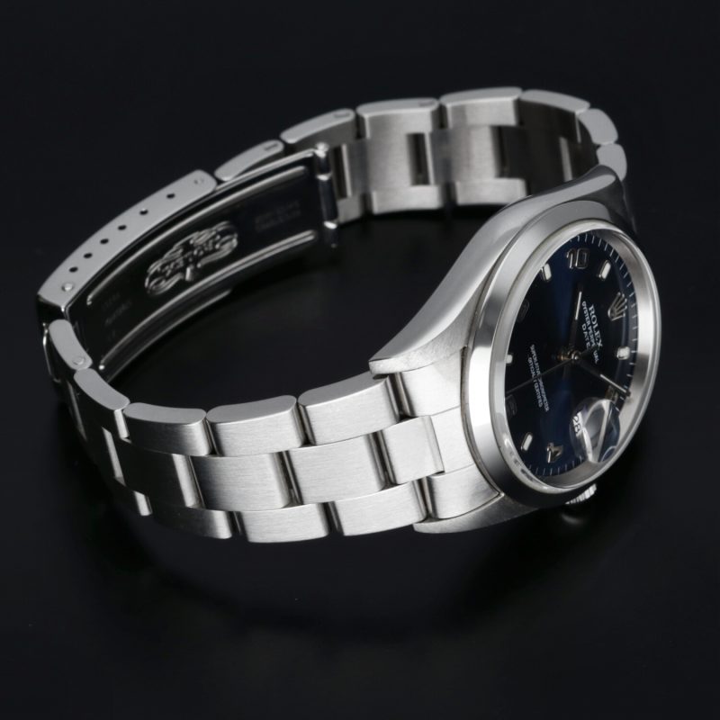 1999 Rolex Oyster Perpetual Date ref. 15200 Arabic Blue Dial - Image 10