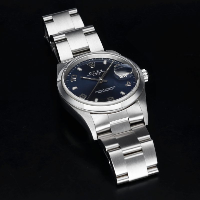 1999 Rolex Oyster Perpetual Date ref. 15200 Arabic Blue Dial - Image 12