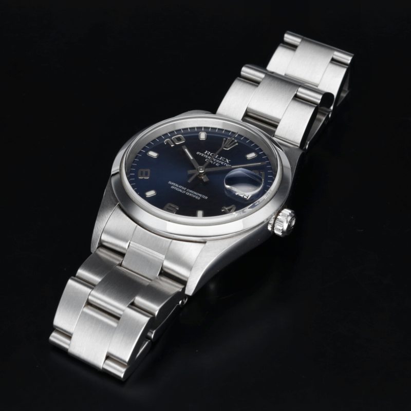 1999 Rolex Oyster Perpetual Date ref. 15200 Arabic Blue Dial - Image 13