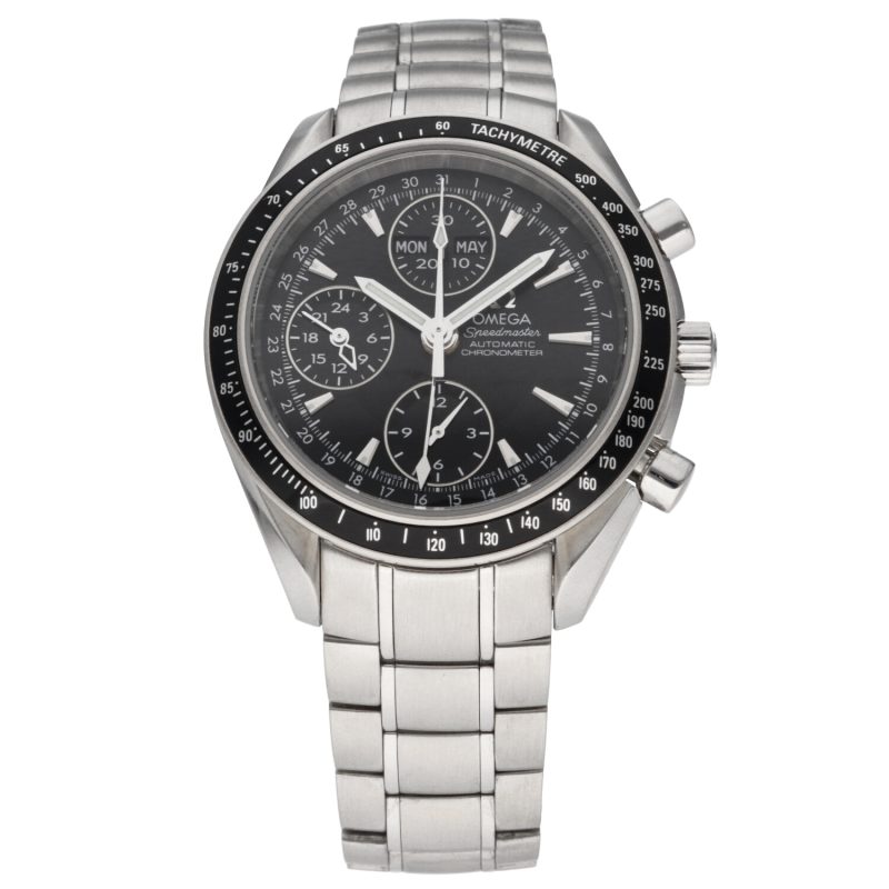 2015 Omega Speedmaster Day Date 35205000 con Scatola e Garanzia Originale Revisionato Presso Centro Assistenza Certificato Omega - immagine 3