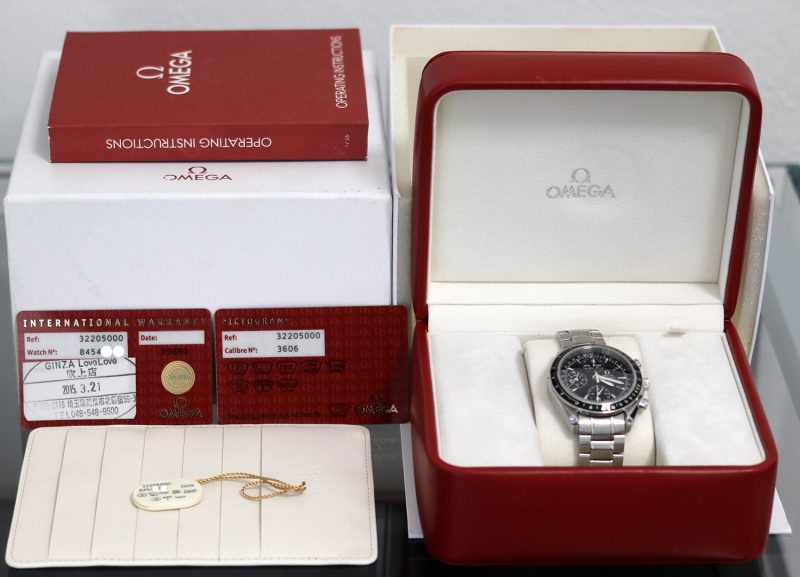 2015 Omega Speedmaster Day Date 35205000 con Scatola e Garanzia Originale Revisionato Presso Centro Assistenza Certificato Omega - immagine 16