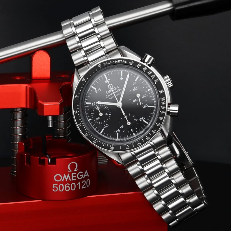 1999 ca. Omega Speedmaster Reduced 35105000 Scatola e Garanzia - Revisionato Omega - immagine 5