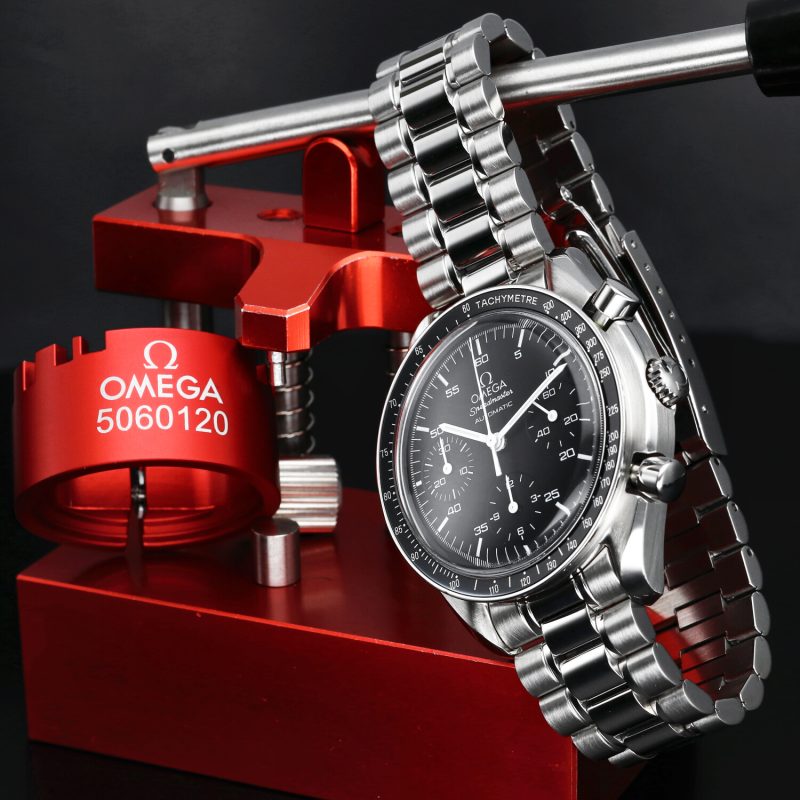 ca. 1999 Omega Speedmaster Automatic 35105000 Serviced by Omega Certificate Service Center - Image 6