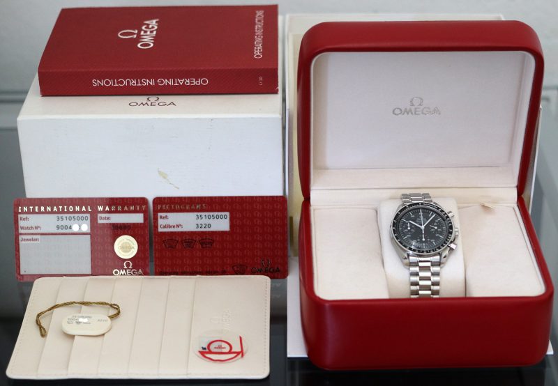 ca. 2009 Omega Speedmaster Automatic 35105000 with Box & Card - Omega Serviced - Image 16