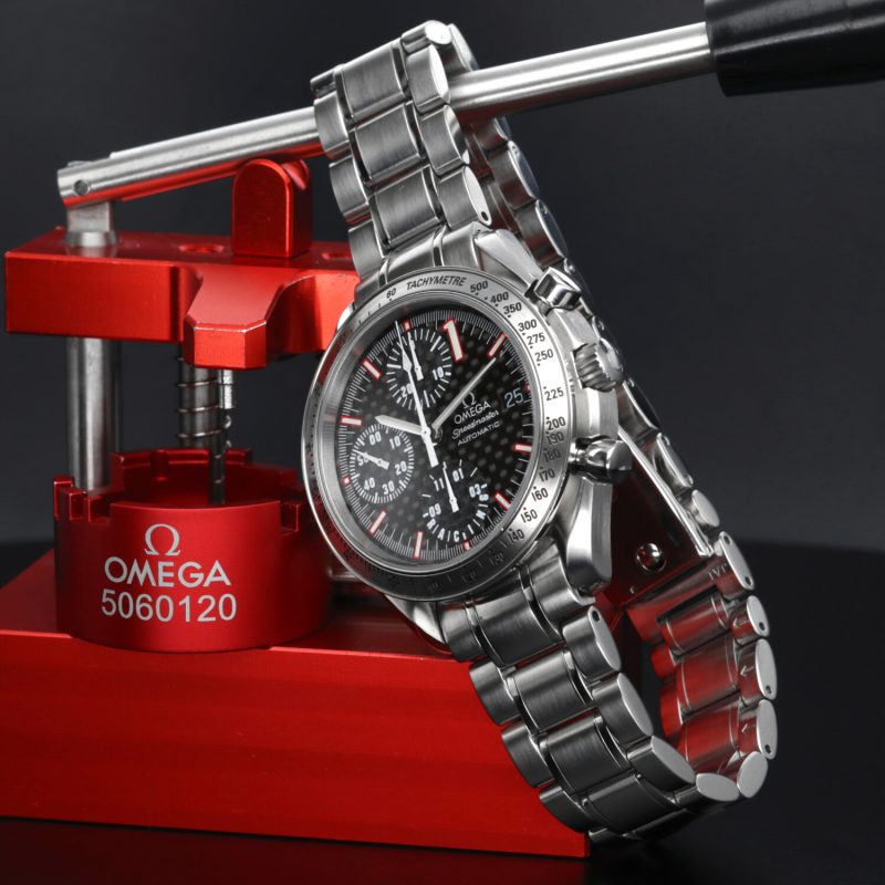 2002 Omega Speedmaster Racing Michael Schumacher Limited Edition 35195000 with Box & Card - Omega Serviced - Image 5