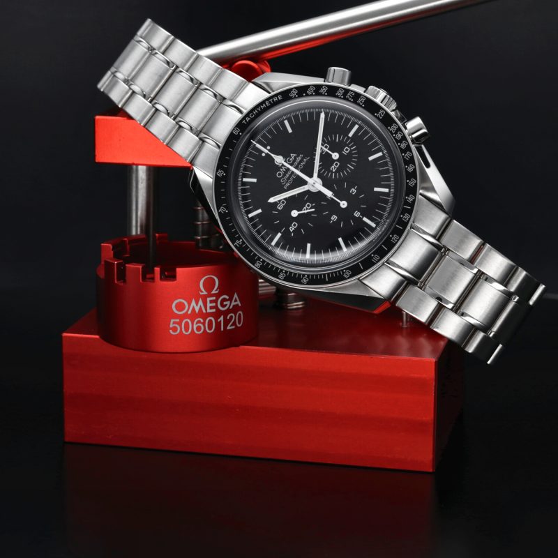 2015 Omega Speedmaster Professional Moonwatch 35705000 Serviced by Official Omega Certificate Service Center - Image 9