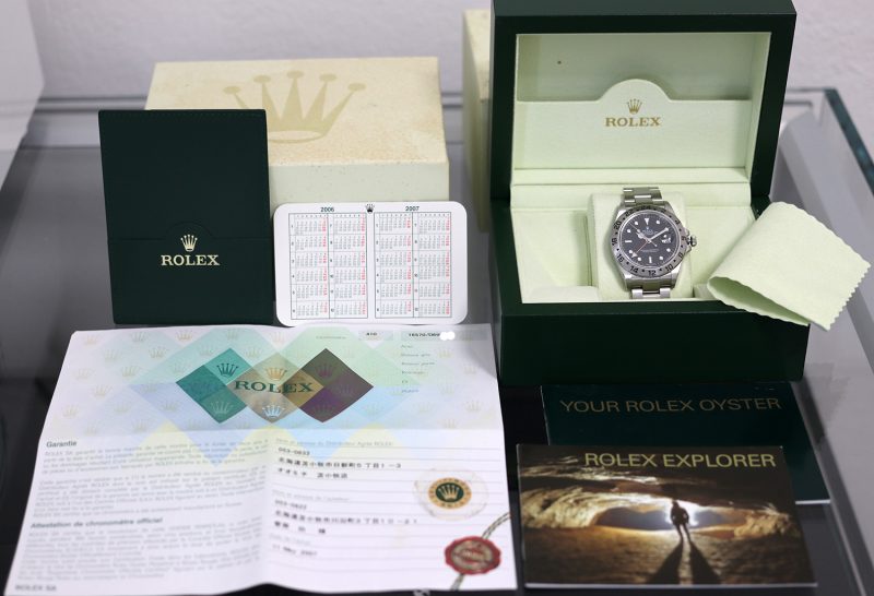 2006 Rolex Explorer II 16570 con Scatola e Documenti Originali - Revisionato! - immagine 16