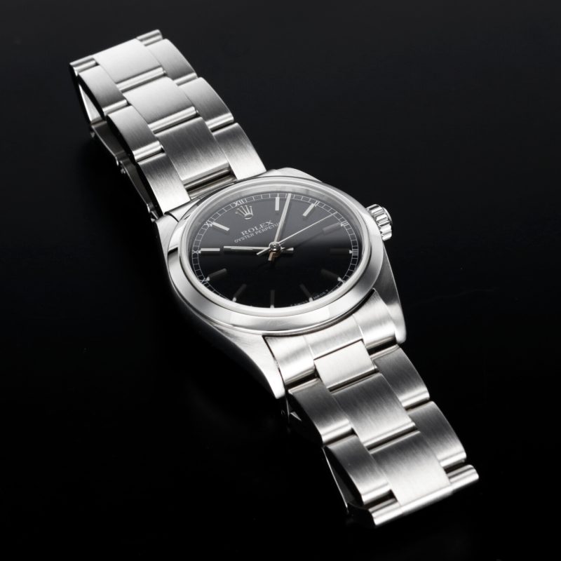 1999 Rolex Midsize Oyster Perpetual 77080 Automatic SS 31mm with Original Box and Papers - Serviced! - Image 10