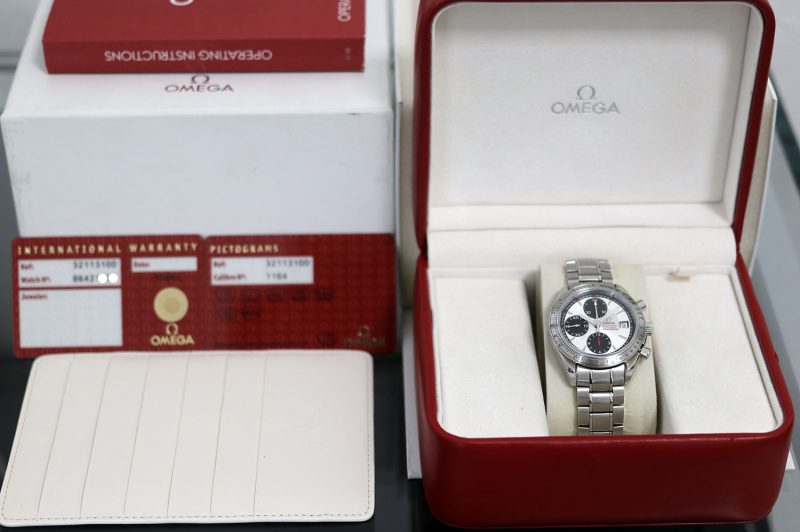 ca. 2012 Omega Speedmaster Date 40 ref. 32113100 Panda Dial with Box and Papers - Omega Serviced - Image 17