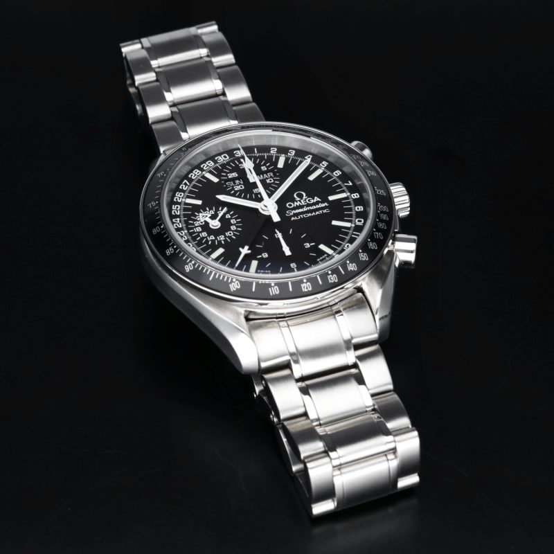 1999 Omega Speedmaster Day Date 35205000 con Garanzia Originale Revisionato Presso Centro Assistenza Certificato Omega - immagine 12