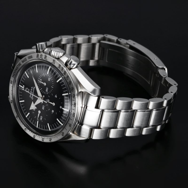 ca. 1998 Omega Speedmaster Replica 57 Broad Arrow ref. 35945000 with Original Omega Box and Card - Image 14