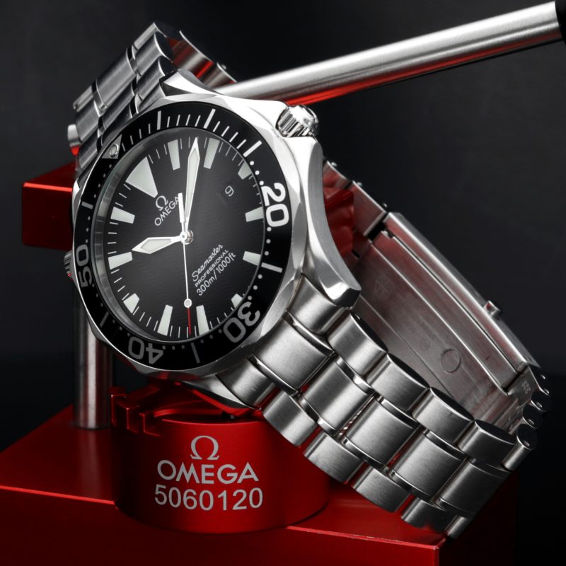 2007 Omega Seamaster Professional 300M 22645000 Quarzo Acciaio 41mm Quadrante Nero “Onde” - Con Scatola e Garanzia Originale - immagine 10