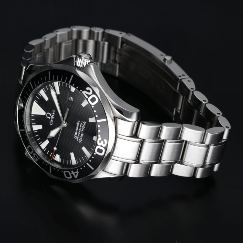 2007 Omega Seamaster Professional 300M 22645000 Quarzo Acciaio 41mm Quadrante Nero “Onde” - Con Scatola e Garanzia Originale - immagine 14