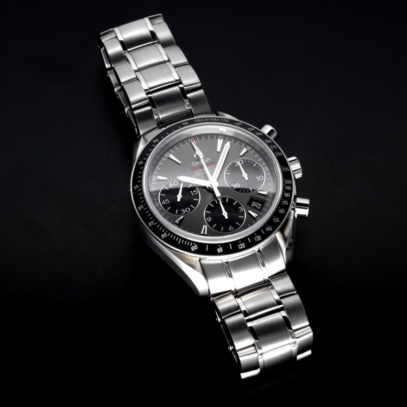 ca. 2018 Omega Speedmaster Date 40 ref. 32330404006001 Grey Dial with Original Omega Box and Warranty - Image 10