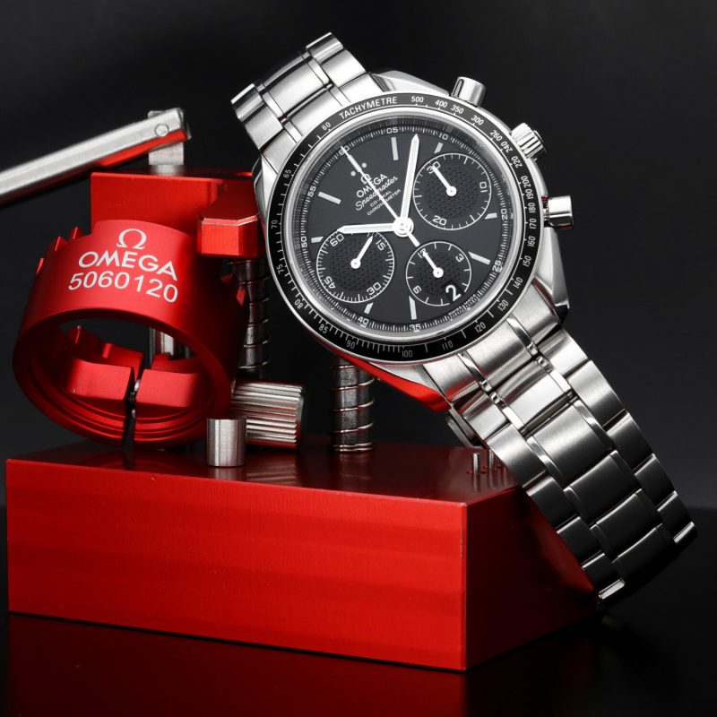 ca. 2016 Omega Speedmaster Racing Co-Axial Chronograph 40mm ref. 32630405001001 with Original Omega Box and Card - Image 11