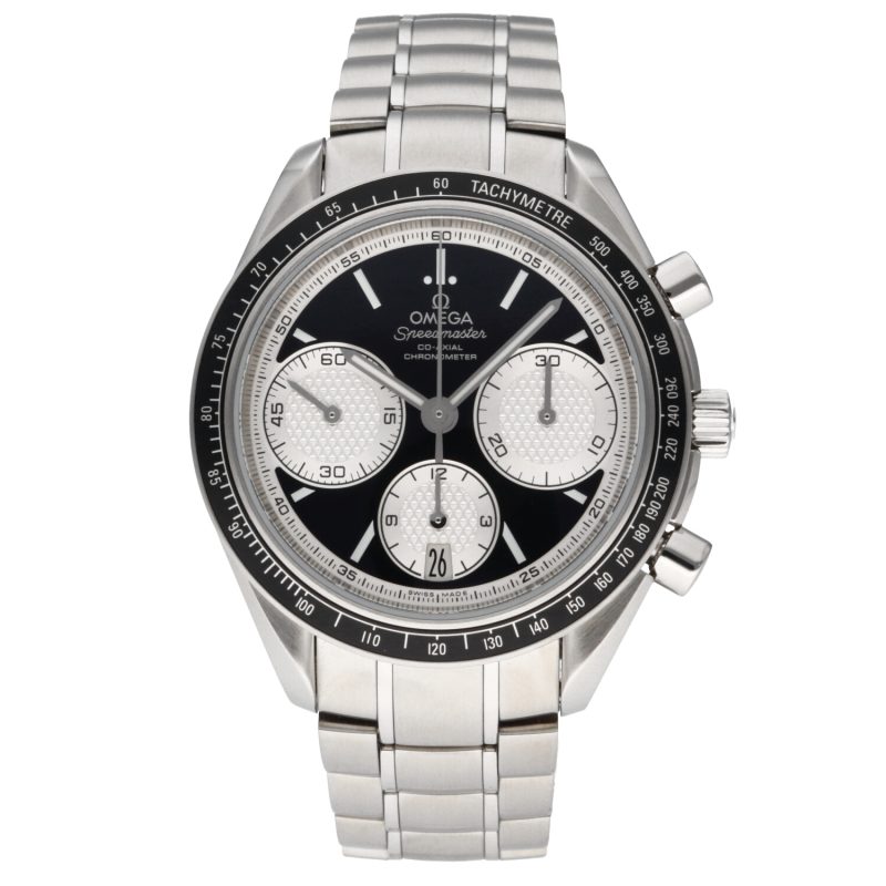 2019 Omega Speedmaster Racing Co-Axial Chronograph ref. 32630405001002 with Original Omega Box and Card - Image 3