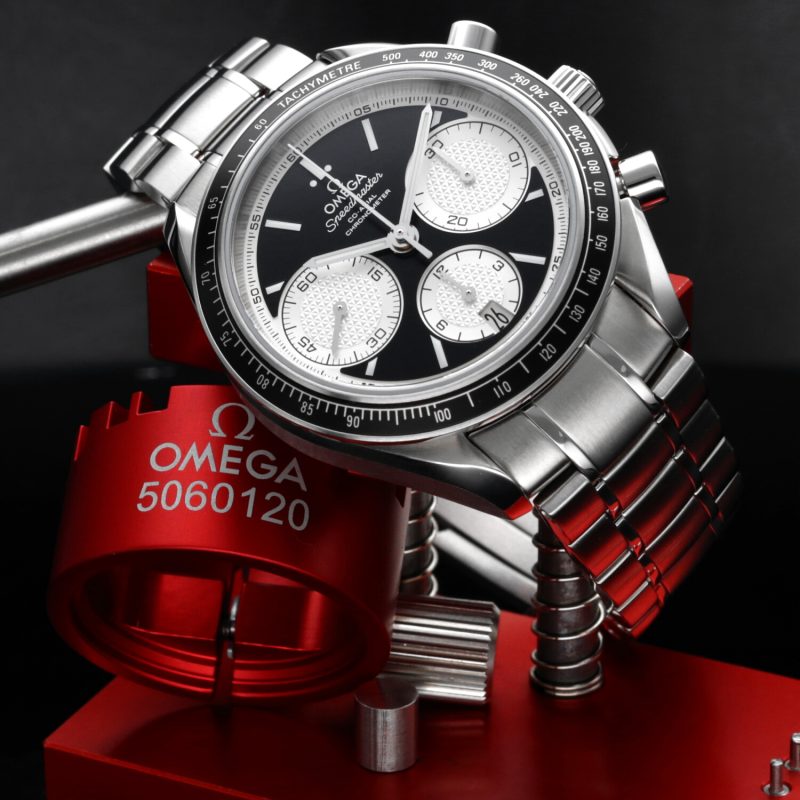 2019 Omega Speedmaster Racing Co-Axial Chronograph ref. 32630405001002 with Original Omega Box and Card - Image 10