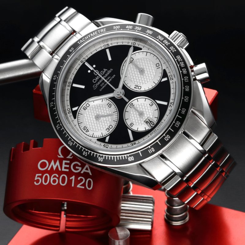 2019 Omega Speedmaster Racing Co-Axial Chronograph ref. 32630405001002 with Original Omega Box and Card - Image 4