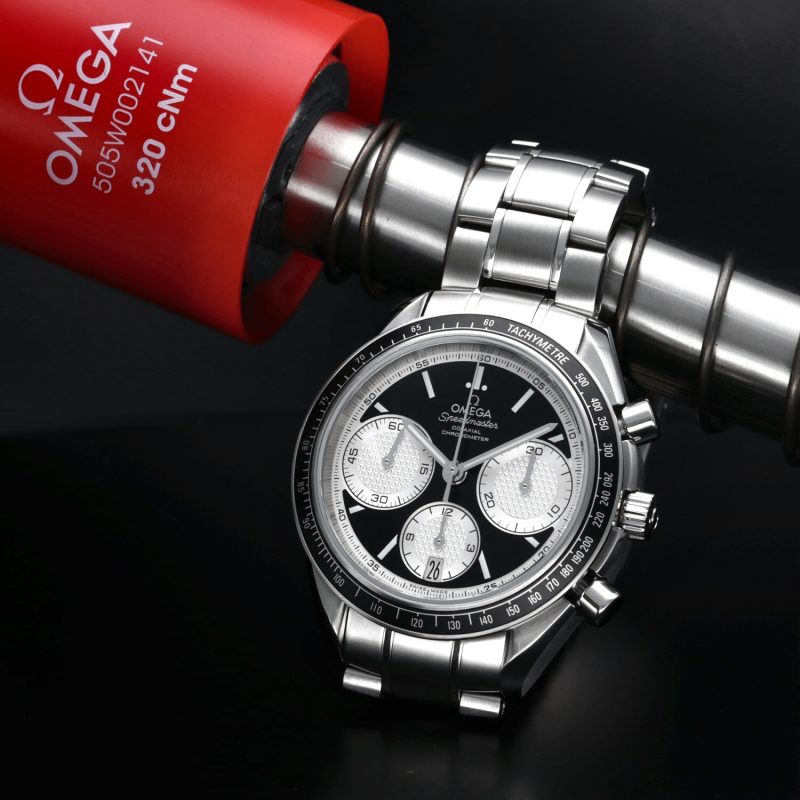 2019 Omega Speedmaster Racing Co-Axial Chronograph ref. 32630405001002 with Original Omega Box and Card - Image 5