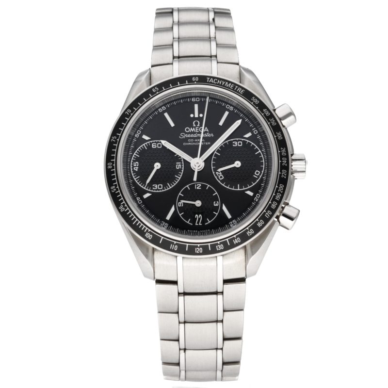 2020 ca. Omega Speedmaster Racing Co-Axial 40mm 32630405001001 con Scatola e Garanzia Originale - immagine 3