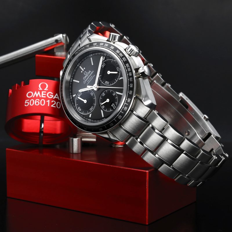 2020 ca. Omega Speedmaster Racing Co-Axial 40mm 32630405001001 con Scatola e Garanzia Originale - immagine 4