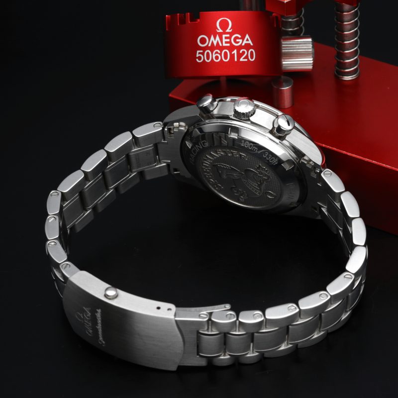 2020 ca. Omega Speedmaster Racing Co-Axial 40mm 32630405001001 con Scatola e Garanzia Originale - immagine 8