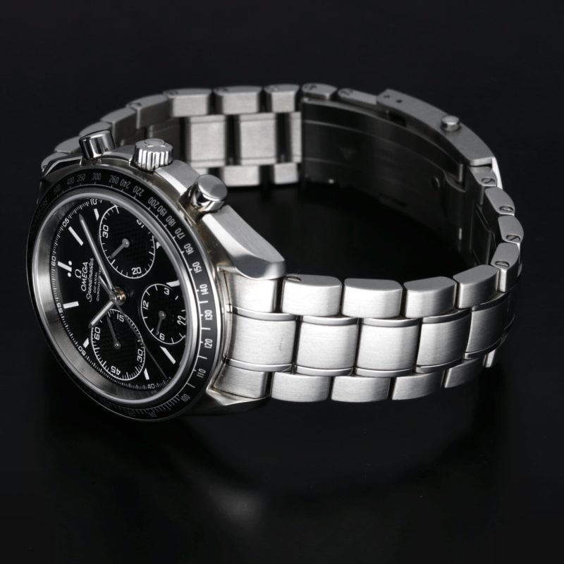 2020 ca. Omega Speedmaster Racing Co-Axial 40mm 32630405001001 con Scatola e Garanzia Originale - immagine 13