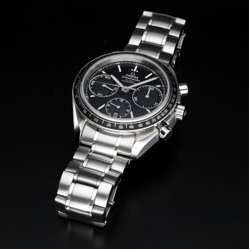 2020 ca. Omega Speedmaster Racing Co-Axial 40mm 32630405001001 con Scatola e Garanzia Originale - immagine 10