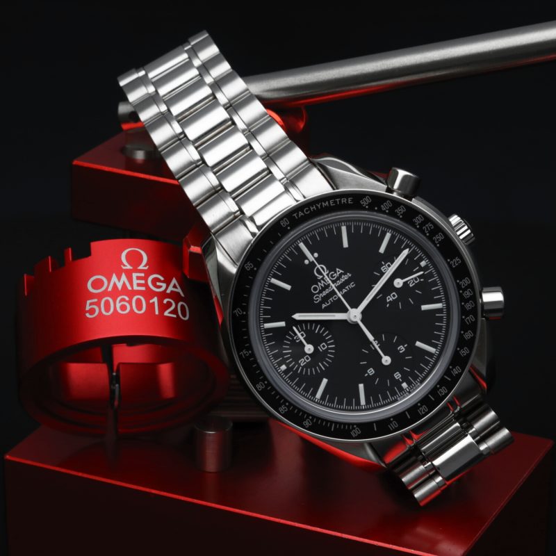 ca. 2009 Omega Speedmaster Reduced 35395000 Automatic SS 39mm Sapphire Crystal with Box & Card - Image 6