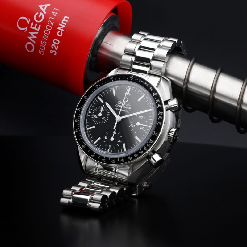 ca. 2009 Omega Speedmaster Reduced 35395000 Automatic SS 39mm Sapphire Crystal with Box & Card - Image 11