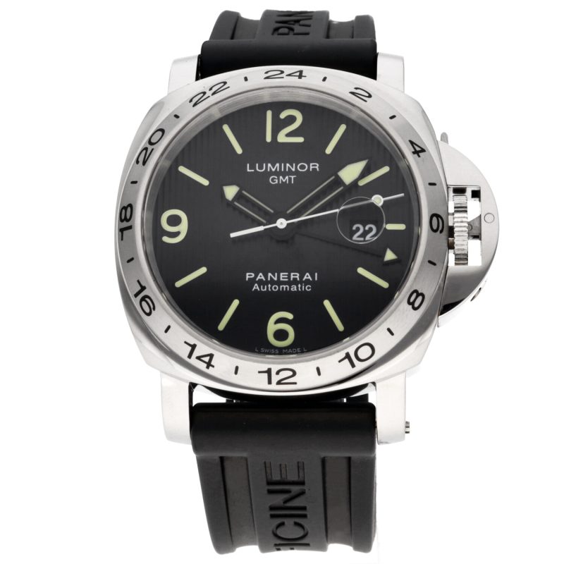 2010 Panerai Luminor GMT Tuxedo ref. PAM00029 Limited and Numerated Edition with Box and Papers - Image 3