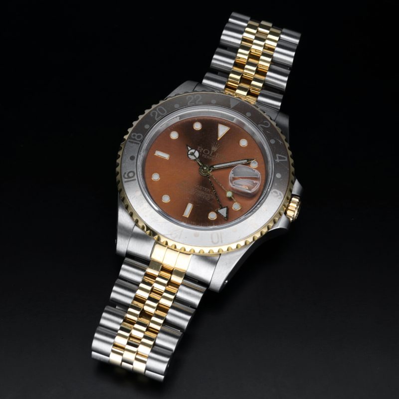 1990 Rolex Two Tone GMT-Master " Rootbeer" 16713 with Box & Papers Just Serviced by Official Rolex Authorized Service Center - Rolex Service Card Dated 18/07/2022 - Image 11