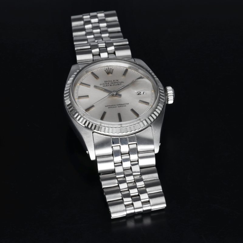 1972 Rolex Datejust 36 ref. 1601 Quadrante "Pie Pan" Argento - Revisionato - immagine 12