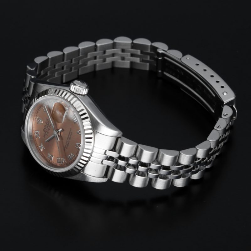 1997 Rolex Datejust 26mm ref. 69174 Quadrante Salmone con Scatola e Granzia originale - immagine 13