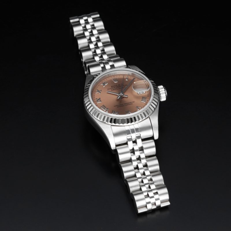 1997 Rolex Datejust 26mm ref. 69174 Quadrante Salmone con Scatola e Granzia originale - immagine 10