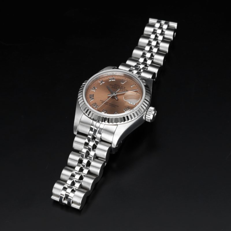 1997 Rolex Datejust 26mm ref. 69174 Quadrante Salmone con Scatola e Granzia originale - immagine 11