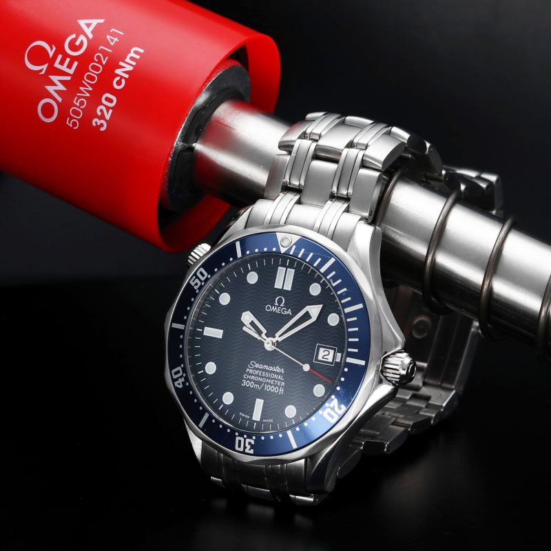 ca. 2005 Omega Seamaster Diver 300M ref. 25318000 James Bond - Serviced by Official Omega Certificate Service Center - Image 4