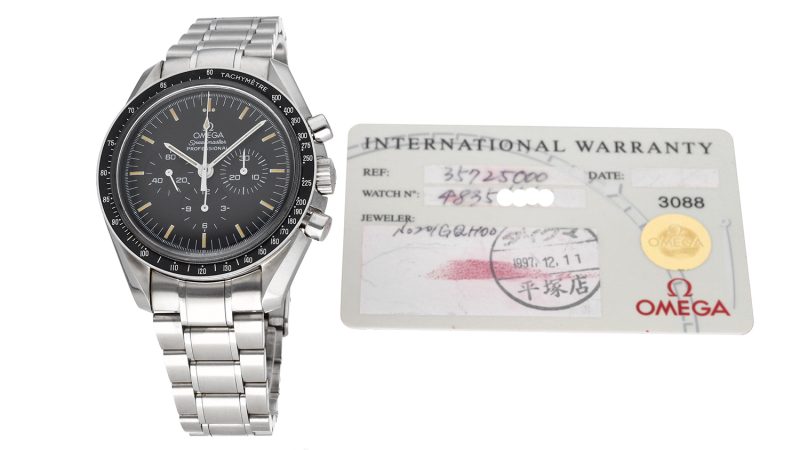 1997 Omega Speedmaster Professional Moonwatch 35725000 with Original Omega Warranty - Image 16