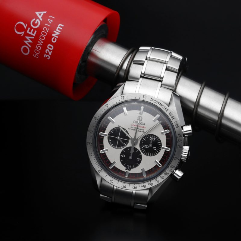 ca. 2006 Omega Speedmaster 35593200 Michael Schumacher "Legend" Scatola e Garanzia - immagine 9