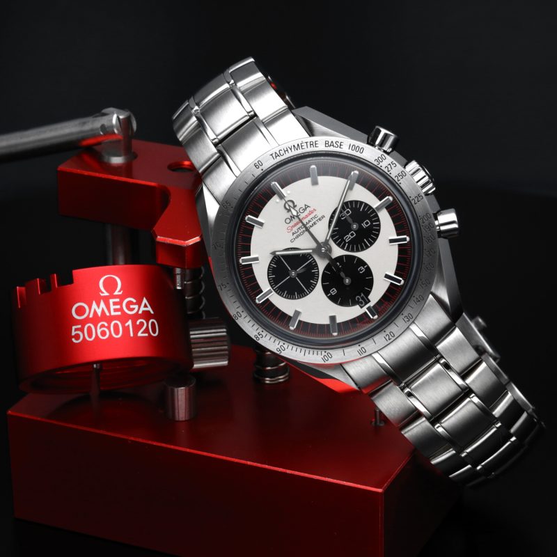 ca. 2006 Omega Speedmaster 35593200 Michael Schumacher "Legend" Scatola e Garanzia - immagine 4