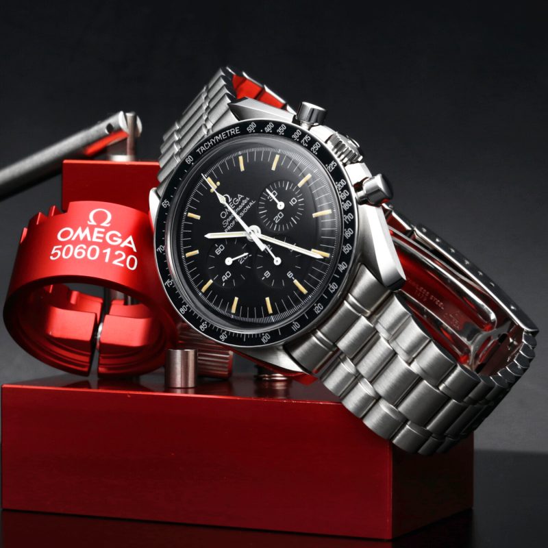 1993 Omega Speedmaster Professional Moonwatch 35905000 con Scatola e Garanzia Originale - immagine 6