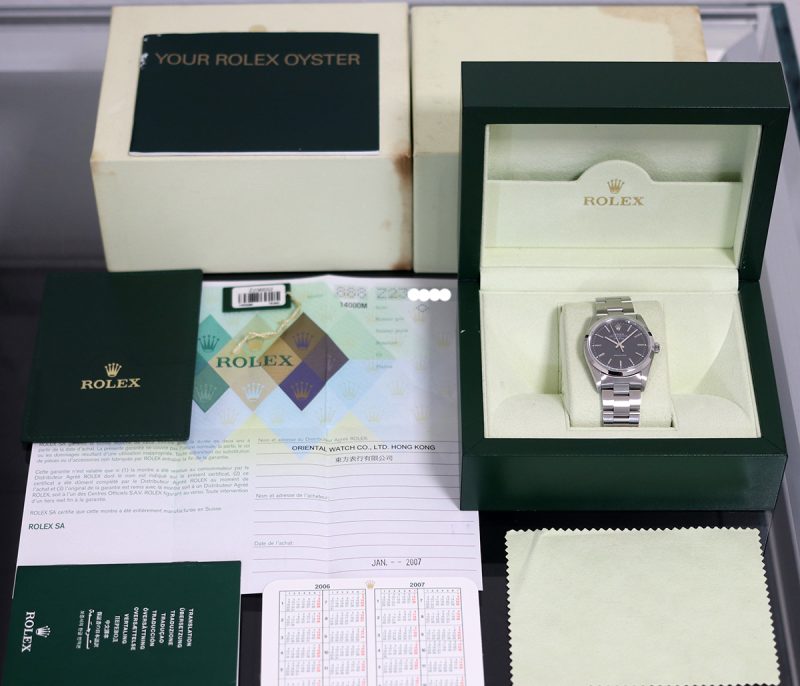 2006 Rolex Air-King ref. 14000M with Original Box & Papers - Serviced - Image 16