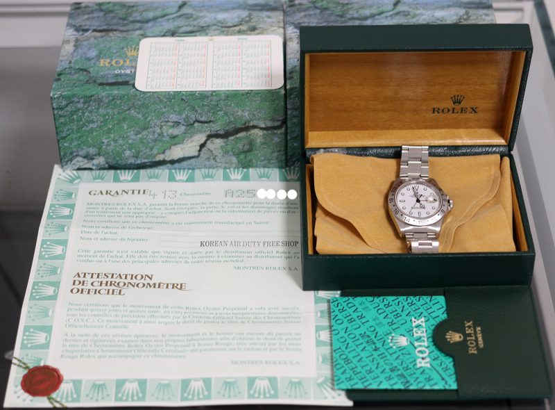 1999 Rolex ref. 16570 Automatic 40 mm, only "SWISS" Dial, Box+Booklet+Papers+Serviced - Image 16