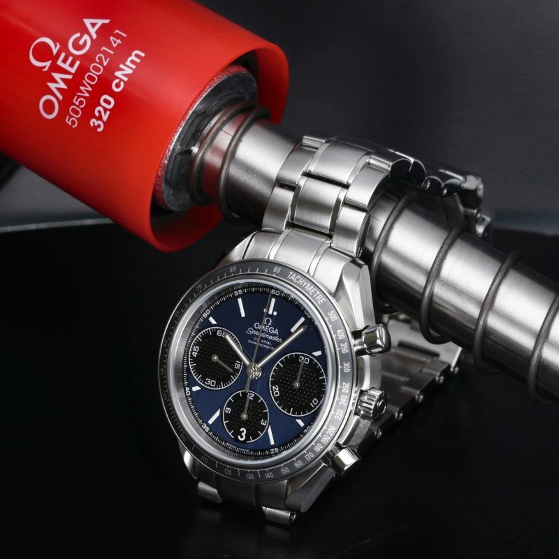 2022 Unworn Omega Speedmaster Racing Co-Axial Chronograph ref. 32630405003001 with Box & Card - Image 10